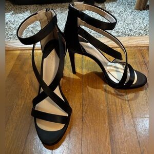 ANTONIO MELANI Black Strappy Heels
